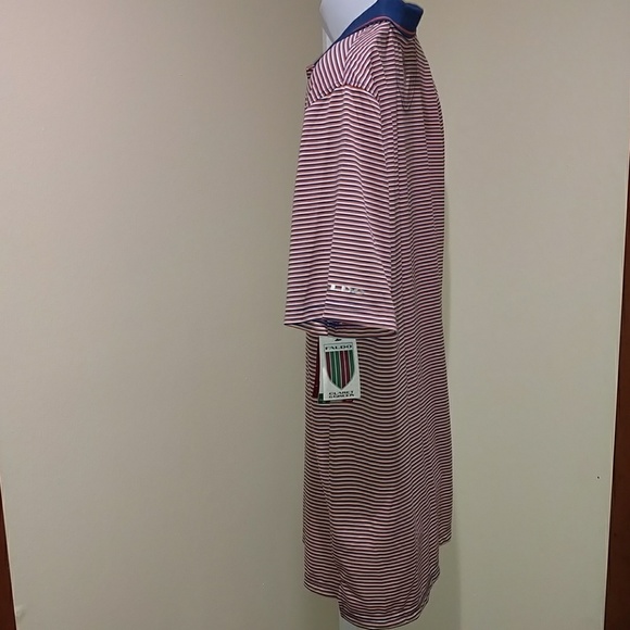 FALDO CLARET & GREEN GOLF POLO SHIRT - Picture 6 of 8